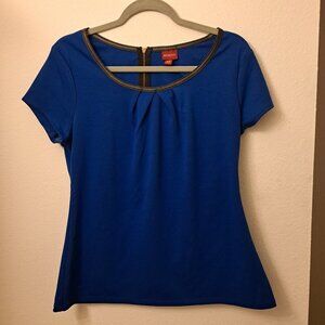 Merona Blue Short Sleeve Shirt Size Medium